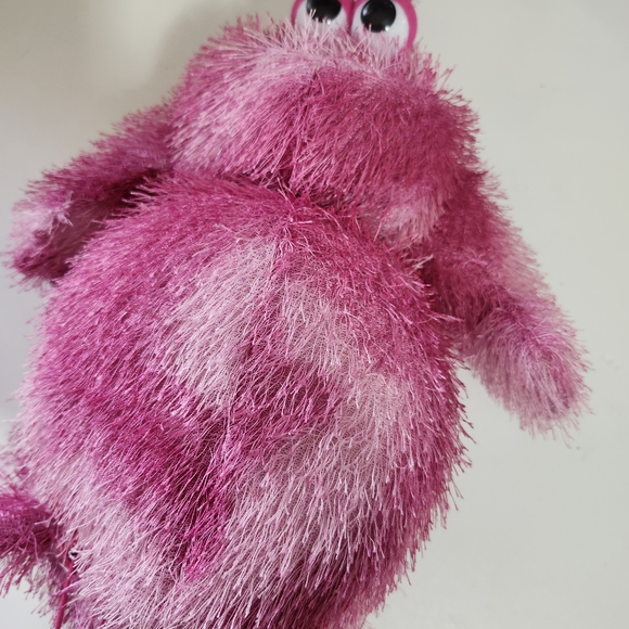 Vintage Pink Furgles Monster Plush Alien Belly Case Media Disc Holder - Picture 4 of 7